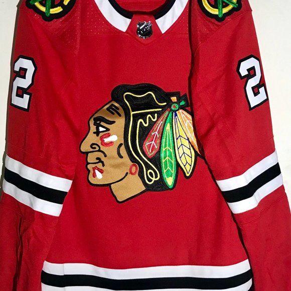 Adidas CHICAGO BLACKHAWKS DUNCAN KEITH On Ice Men's JERSEY Size 46,52,54,56 NEW - Picture 6 of 6